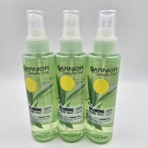 Garnier SkinActive Balancing Facial Mist Made With Green Tea 4.4 Fl Oz-Lot of 3